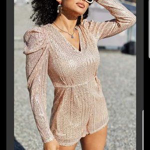 Sequined Romper